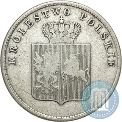Picture 2 złote 1831 year KG "Polish uprising"