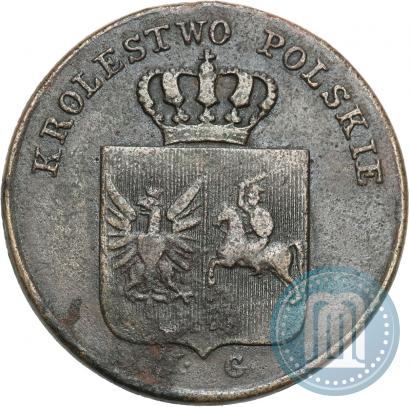 Picture 3 grosze 1831 year KG "Polish uprising"