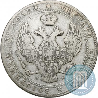 Picture 3/4 roubles - 5 złotych 1840 year MW 