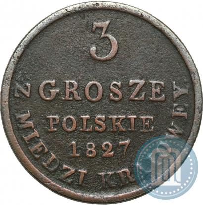 Фото 3 гроша 1827 года IB 