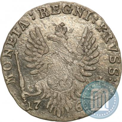 Picture 6 groszy 1761 year  