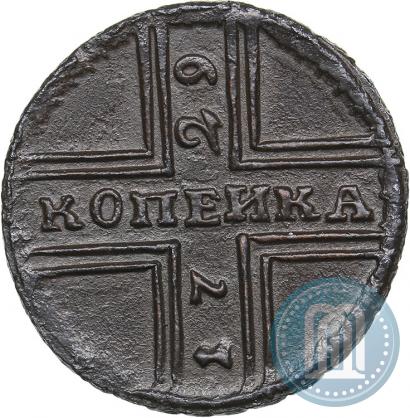 Фото 1 копейка 1729 года МОСКВА 