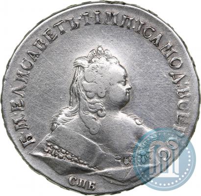 Picture 1 rouble 1744 year СПБ 