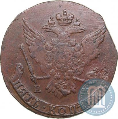 Фото 5 копеек 1763 года ЕМ 