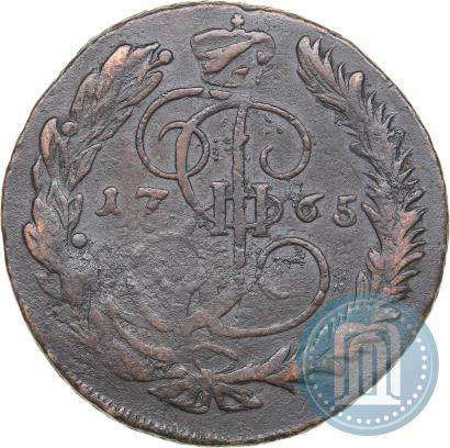 Фото 5 копеек 1765 года ММ 