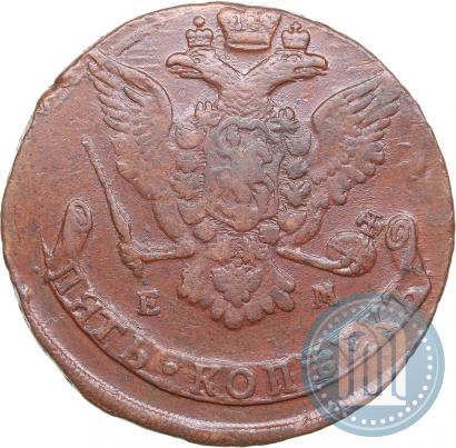 Фото 5 копеек 1769 года ЕМ 