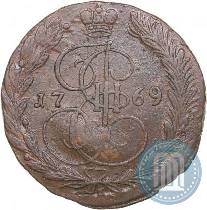 Фото 5 копеек 1769 года ЕМ 