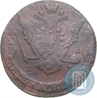 Picture 5 kopecks 1773 year ЕМ 