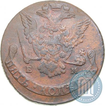 Фото 5 копеек 1776 года ЕМ 