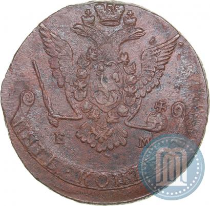 Picture 5 kopecks 1776 year ЕМ 