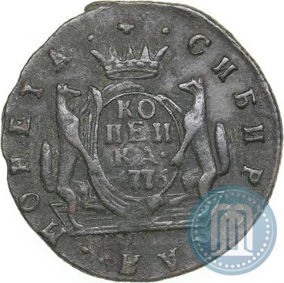 Picture 1 kopeck 1776 year КМ 
