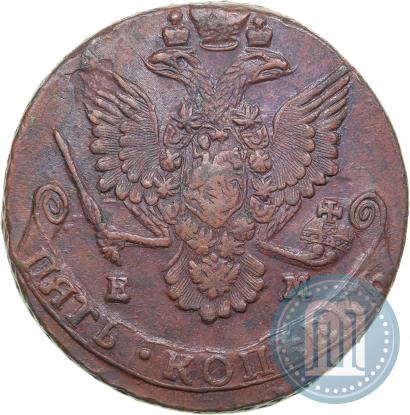 Фото 5 копеек 1781 года ЕМ 