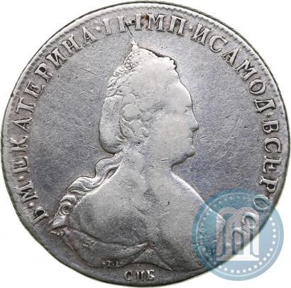 Фото 1 рубль 1786 года СПБ-ЯА 