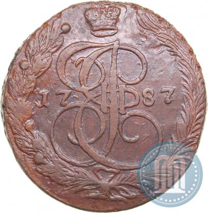 Фото 5 копеек 1787 года ЕМ 