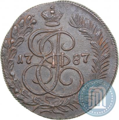 Фото 5 копеек 1787 года КМ 