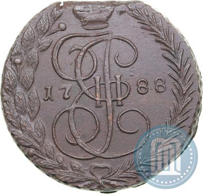Фото 5 копеек 1788 года ЕМ 