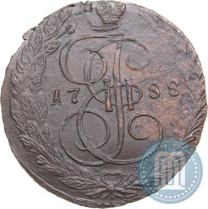 Picture 5 kopecks 1788 year ЕМ 