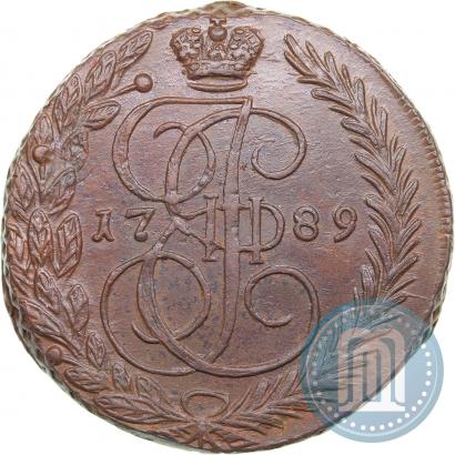 Фото 5 копеек 1789 года ЕМ 