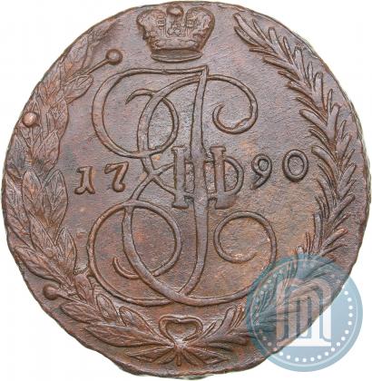 Фото 5 копеек 1790 года ЕМ 