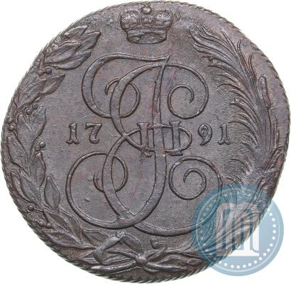 Picture 5 kopecks 1791 year КМ 