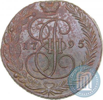 Picture 5 kopecks 1795 year ЕМ 