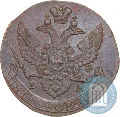 Picture 5 kopecks 1795 year ЕМ 