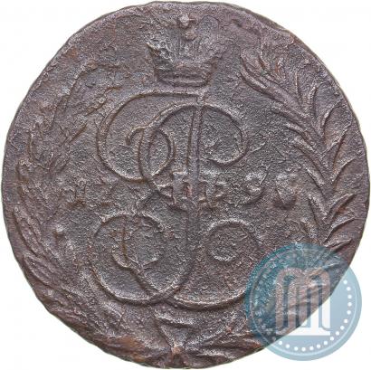 Picture 1 kopeck 1795 year  