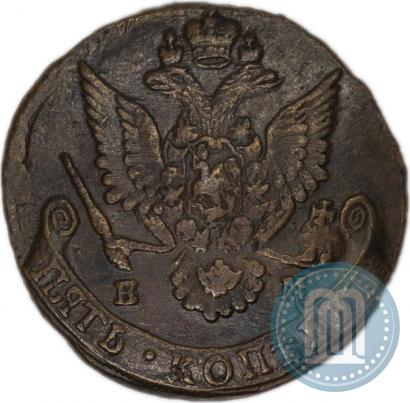 Picture 5 kopecks 1785 year ЕМ 