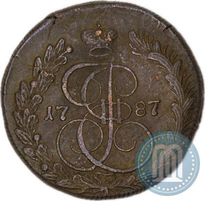 Фото 5 копеек 1787 года КМ 