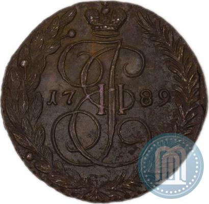 Picture 5 kopecks 1789 year ЕМ 