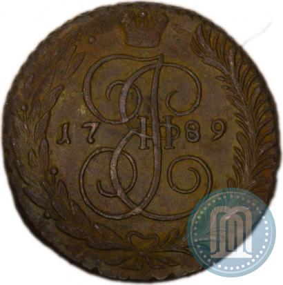 Фото 5 копеек 1789 года АМ 