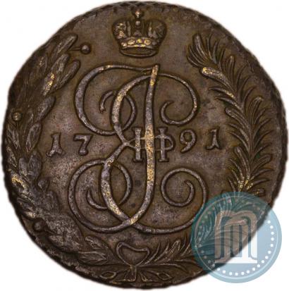 Picture 5 kopecks 1791 year АМ 