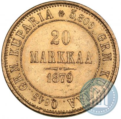 Picture 20 markkaa 1879 year S 