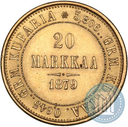 Picture 20 markkaa 1879 year S 