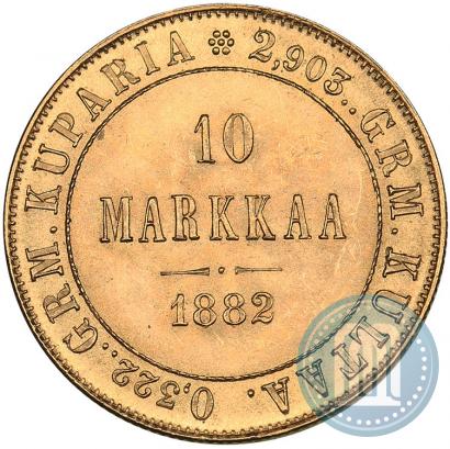 Picture 10 markkaa 1882 year S 