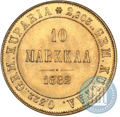 Picture 10 markkaa 1882 year S 
