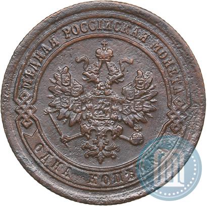Фото 1 копейка 1887 года СПБ 