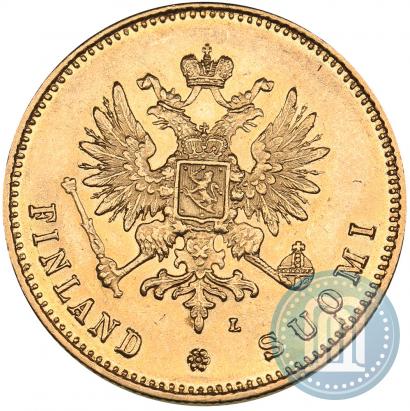 Picture 20 markkaa 1891 year L 