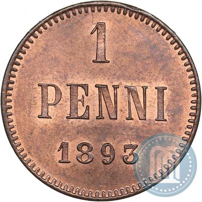 Picture 1 penni 1893 year  
