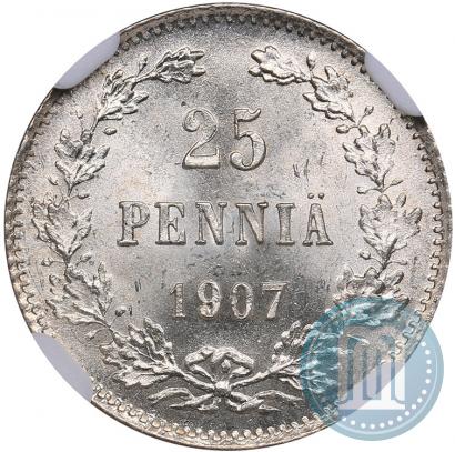 Фото 25 пенни 1907 года L 