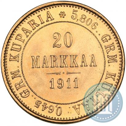 Picture 20 markkaa 1911 year L 
