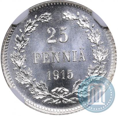 Фото 25 пенни 1915 года S 