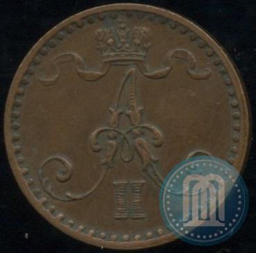 Picture 1 penni 1866 year  