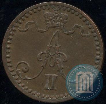 Picture 1 penni 1869 year  