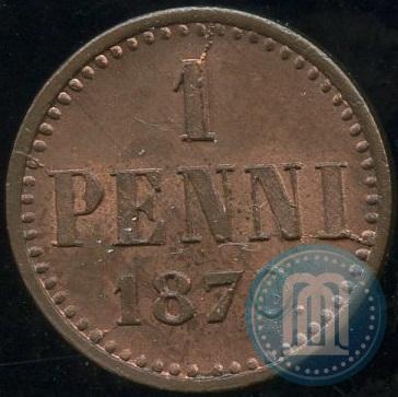 Picture 1 penni 1870 year  