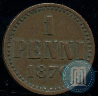 Picture 1 penni 1870 year  