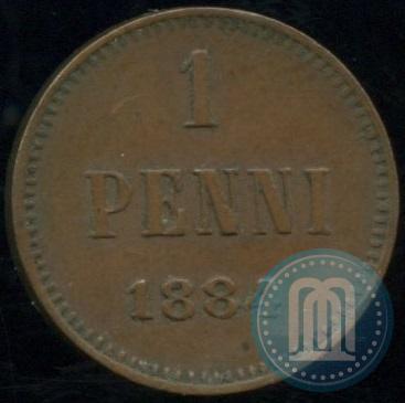 Picture 1 penni 1884 year  