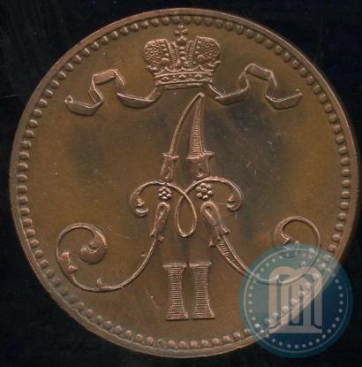 Picture 5 pennia 1867 year  