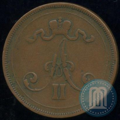 Picture 10 pennia 1875 year  