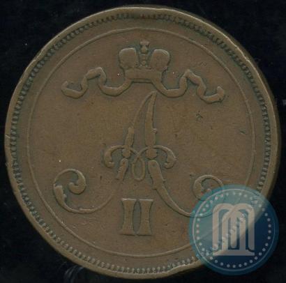 Picture 10 pennia 1875 year  
